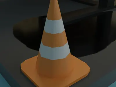 Garage gas can Low-poly 3D model