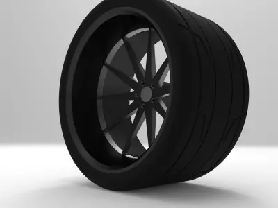 Race Wheel 3D model