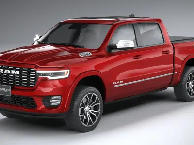 Ram 1500 Tungsten 2025 3D model