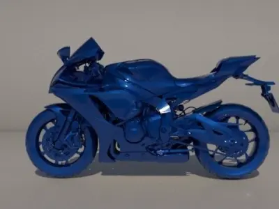 Yamaha YZF R1 2020 3D Model Ready to Print STL File 3D print model