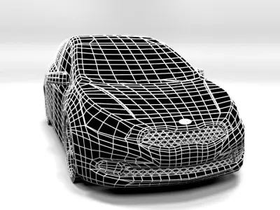 KIA CEED LOWPOLY Low-poly 3D model