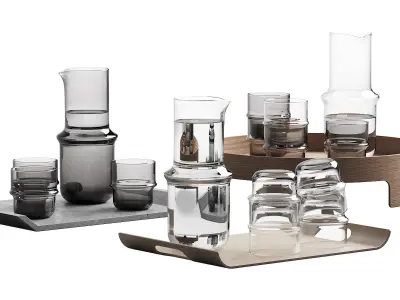 271 dishes decor set 13 NM Unda by Design House Stockholm 3D model