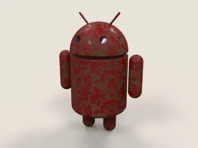 Android robot Free 3D model
