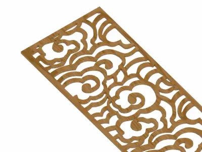 Decorative panel STL 3D model 2