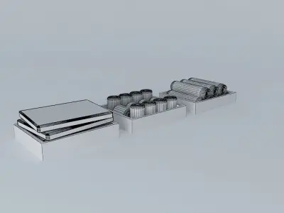 bathroom decor Free 3D model