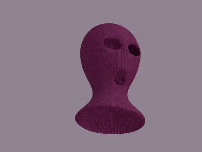 Ski Cycling Mask 3D model