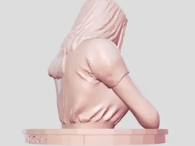 woman bust 3D print model