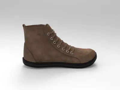 Low polygon Boot ready for game Low-poly 3D model