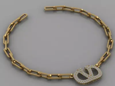 Brand Necklaces BB 59 3D print model