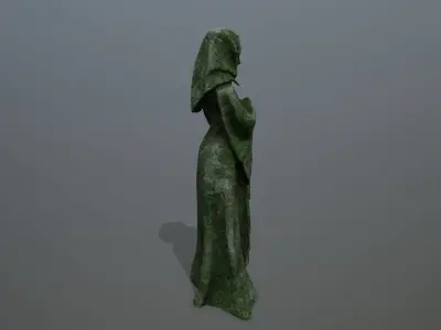 statue 3 Low-poly 3D model