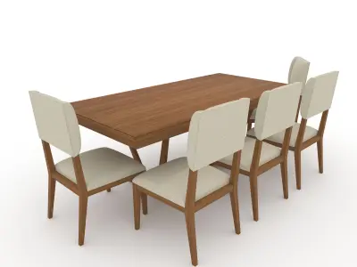 Dining Set 5 3D model