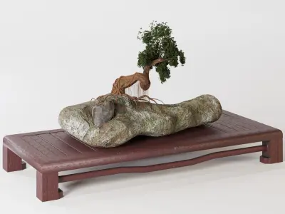 Japan bonsai 3D model
