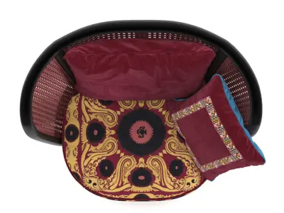 Armchair Caral 3D model