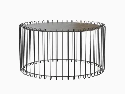 Wire Coffee Table 02 3D model