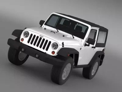 Jeep Wrangler Rubicon 2007 3D model