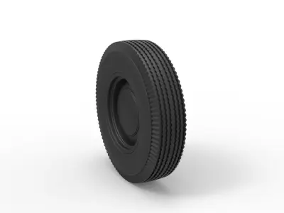 Wheel from retro car 3D print model