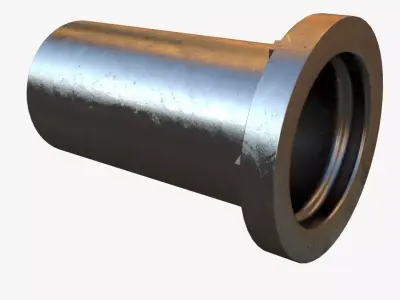 Steel Base Pipe 3D model