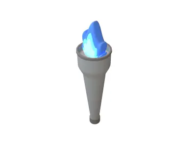 Torch v2 002 Low-poly 3D model