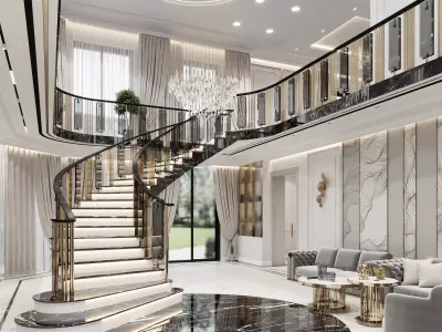 LUXURY NEOCLASSIC SCENE 3D model