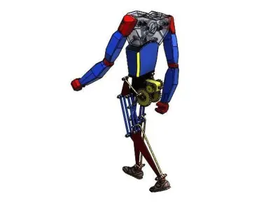 Humanoid Model - Walking Performance  3D print model