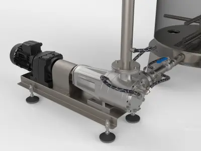 Ball Mill Chocolate Mixer 3D print model