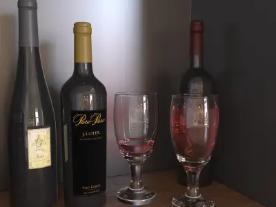 Vino Cabinet 3D model