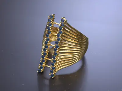 Women Jewelry Ring 3D print model