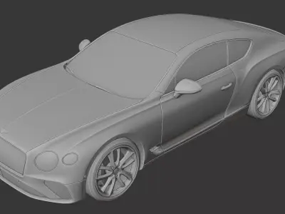 Bentley Continental GT 3D print model