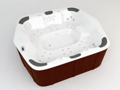Whirlpool Jacuzzi Hot Tub 2 3D model