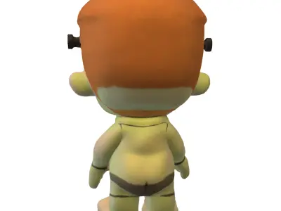 Halloween Chibi Monster Pack 3D model