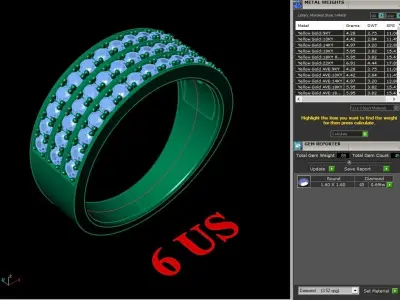 Luxury Men Rings Designs 5MR088 3D print model