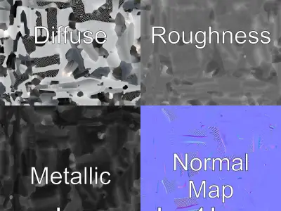 Gaming Microphone Concept Diamond Patterned model pack Texture