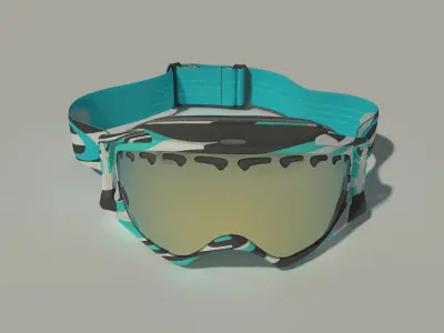 Oakley Crowbar goggles 3D model