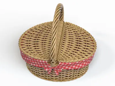 Picnic Basket 3D model
