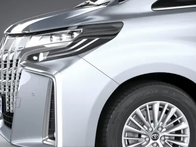 Toyota Alphard 2023 3D model