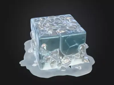 Frozen Enigma Low-poly 3D model