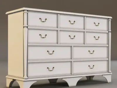 Laura Ashley commode 2 3D model