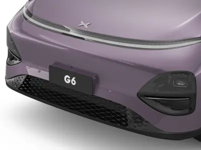 2026 Xpeng G6 with Interior 3D model