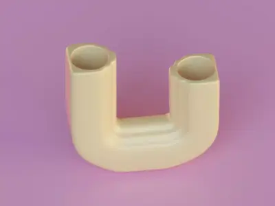 clay vase Free low-poly 3D model