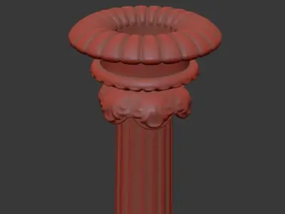 Big Empire Candlestick 3D model