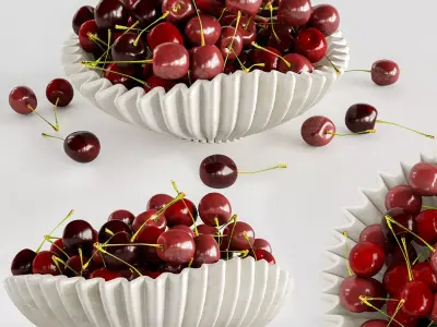 Cherry bowl 3D model