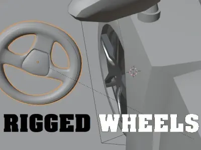 Ferrari Enzo Low-poly 3D model