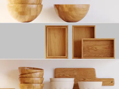 Decorative set 3D model 30