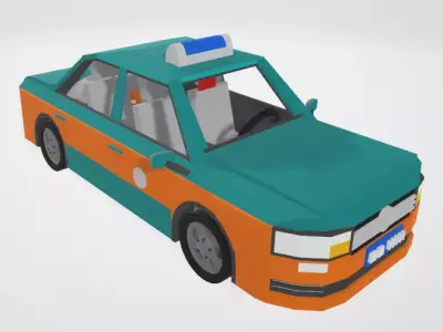 one taxi Free 3D model