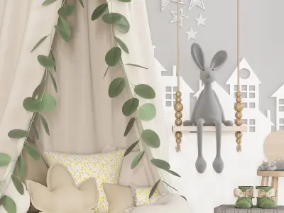 decor for kids Low-poly 3D model