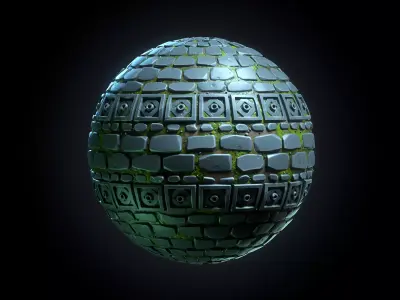 temple wall - VOL 01 - Stylized Texture