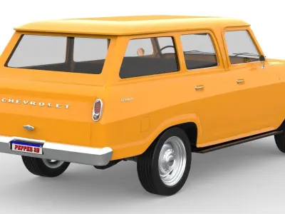 Chevrolet Veraneio 1977 3D model