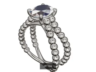 BEAUTIFUL ENGAGEMENT RINGS 3D Model Pack