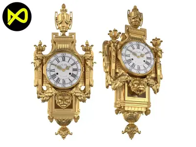 Best Luxury Cartel Clock  3D model