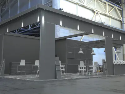 EXHIBITION STAND 3D model